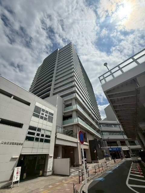 建物外観　外観タイル張りです