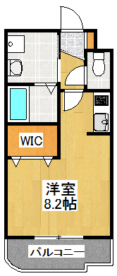 川崎市中原区今井南町のマンションの間取り