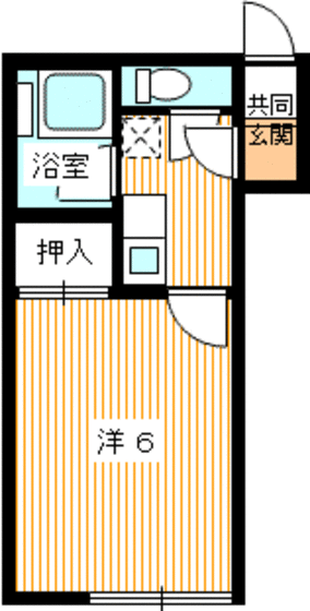 磯部ハイツの間取り