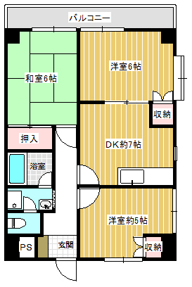 練馬区三原台のマンションの間取り