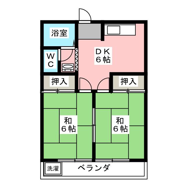 タウンビル中川の間取り