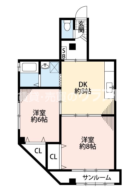 ウェーブ平尾の間取り