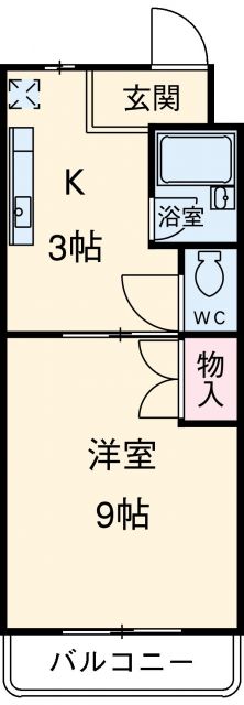 掛川市富部のマンションの間取り