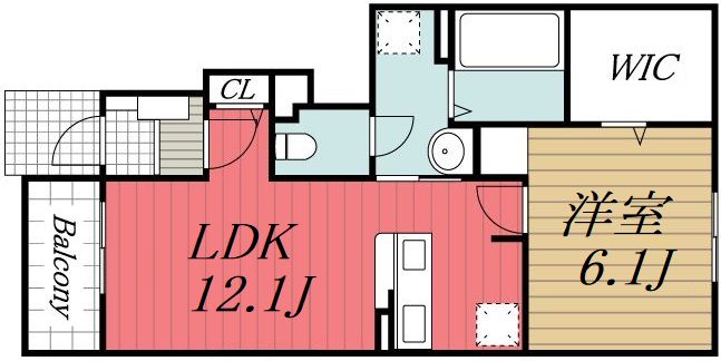 プラーンドル　XVIの間取り