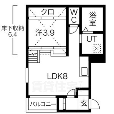 clover 山王 baseの間取り