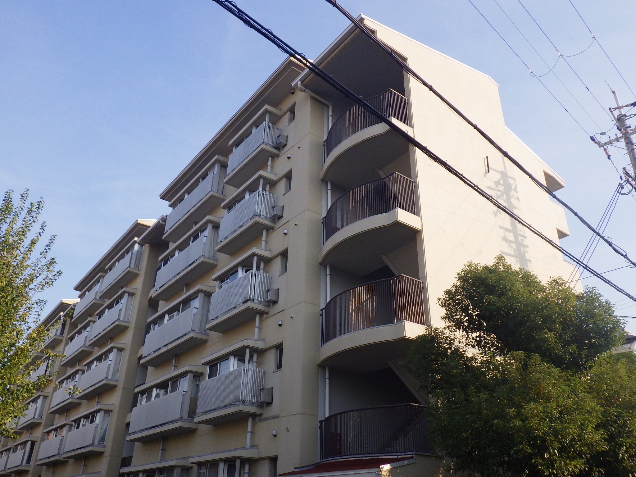 市営諸口住宅1号館の建物外観