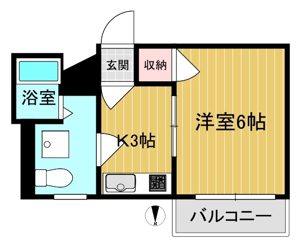 シャトー富士の間取り