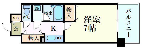 ライオンズマンション四条堀川の間取り