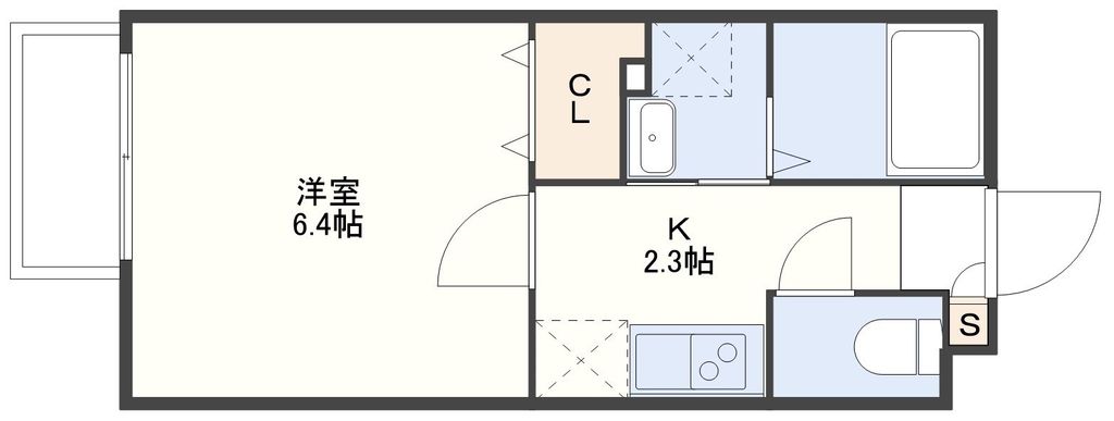 ５２１岡町の間取り