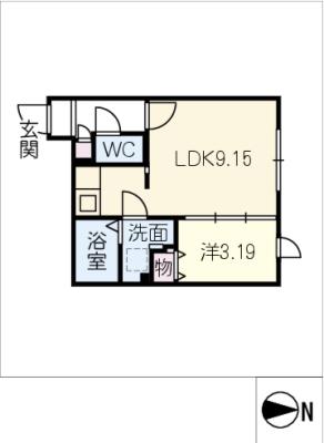 ｑｕａｄｏｒ名古屋ＷＥＳＴの間取り