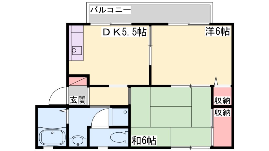 さくらハイツの間取り