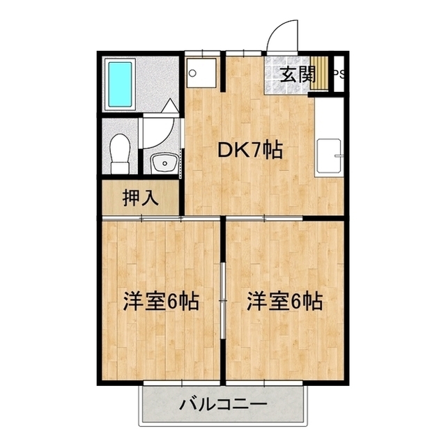 シティハイツ篠崎の間取り