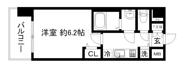 プレサンス京都鴨川の間取り