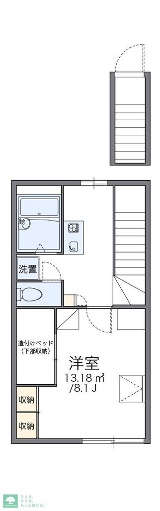 レオパレス山栄アビタの間取り