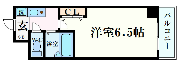 プレサンス京都烏丸御池の間取り