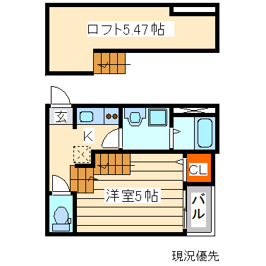 【アネックス萩野町IIの間取り】