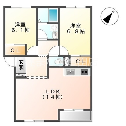 クルールの間取り