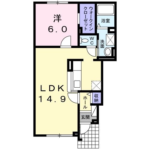 【メゾンＫＴ　１２号館の間取り】