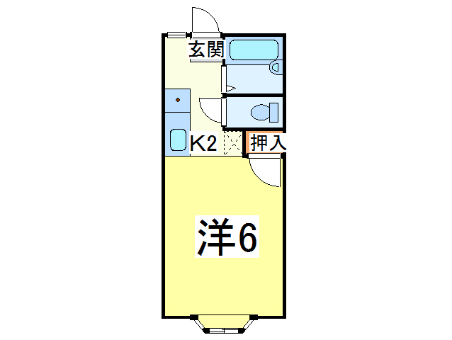 【市原市姉崎のアパートの間取り】