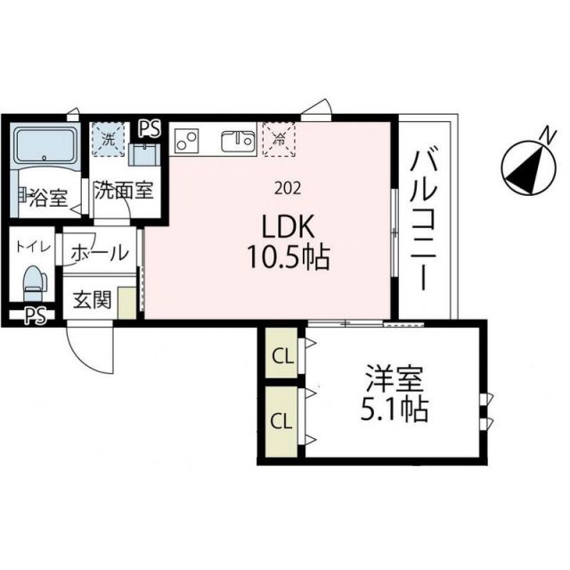 足柄上郡開成町吉田島のアパートの間取り