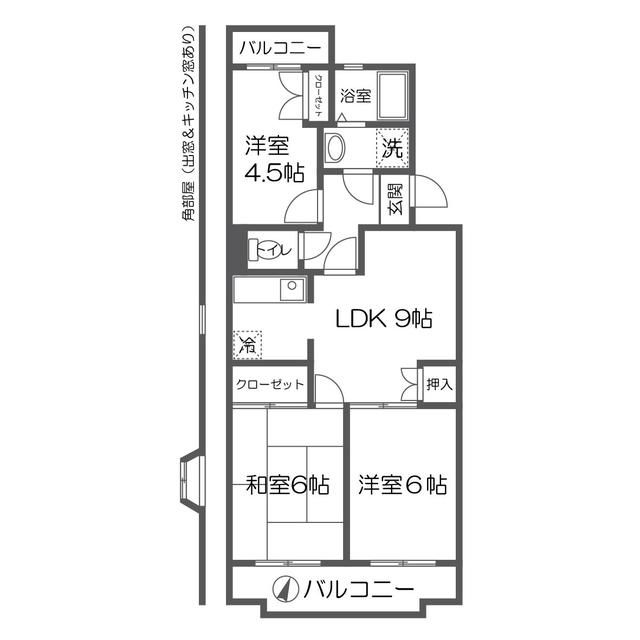 【ベイコート幕張本郷の間取り】