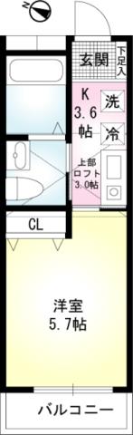 ヴェラハイツ白楽の間取り