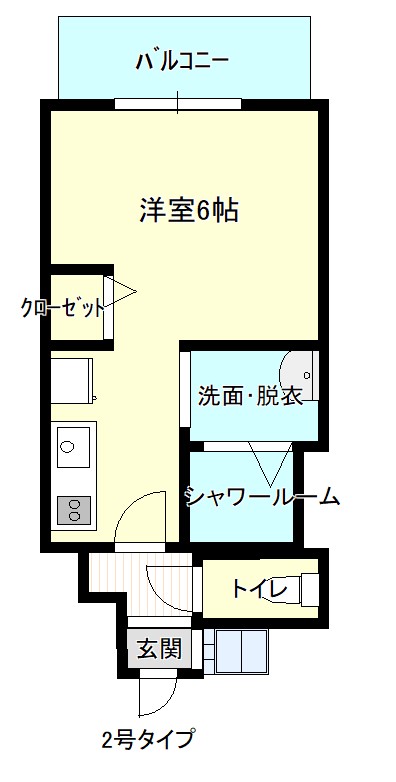 MODERN PALAZZO大手門IIの間取り