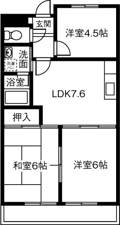 シャトーレ滝ノ水の間取り