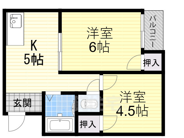 プレアール材木町の間取り