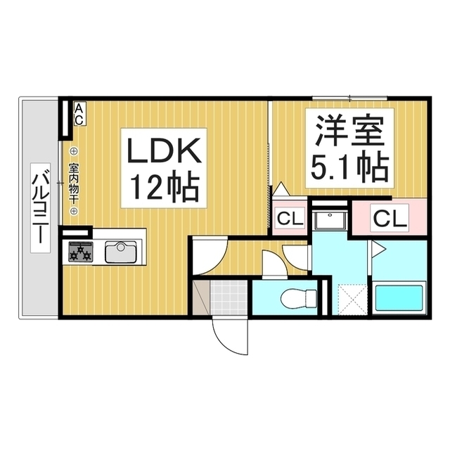 トリシア吉田の間取り