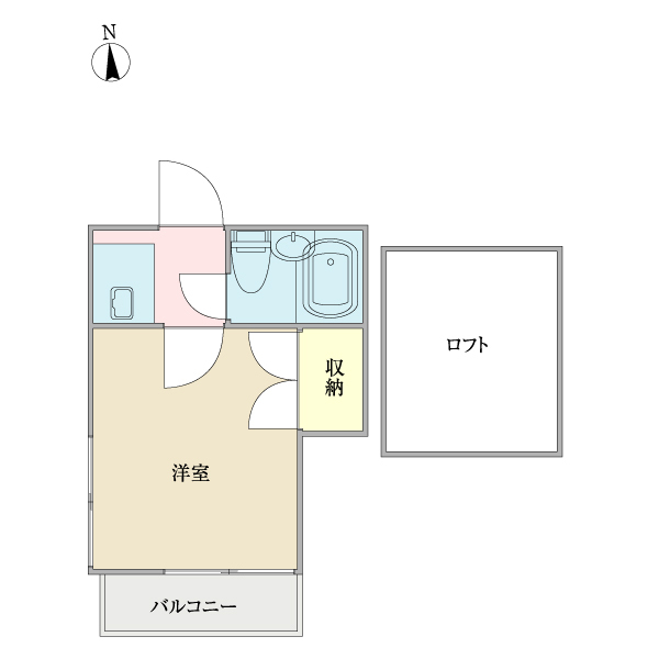 アパートメントハウス雅の間取り