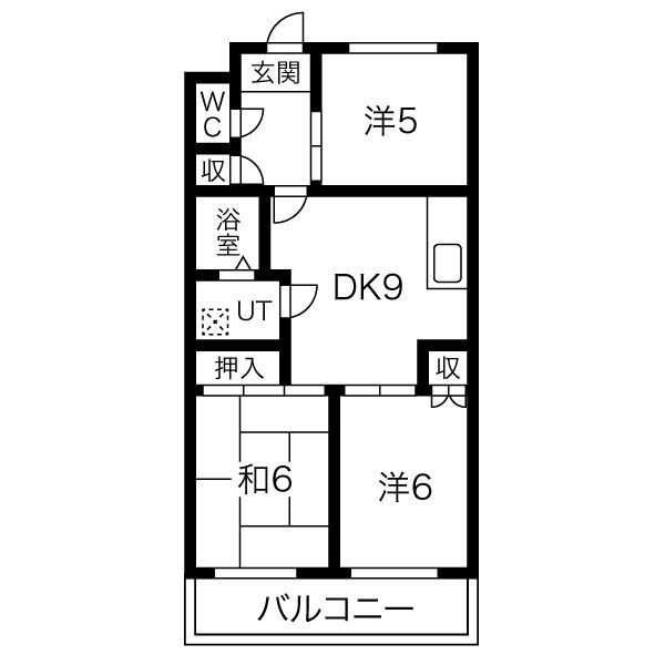 マノワール・ナガセの間取り