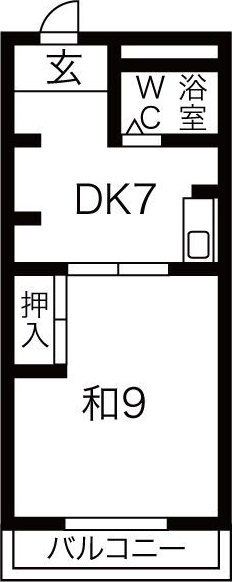 第2不二ガ丘ハイツの間取り