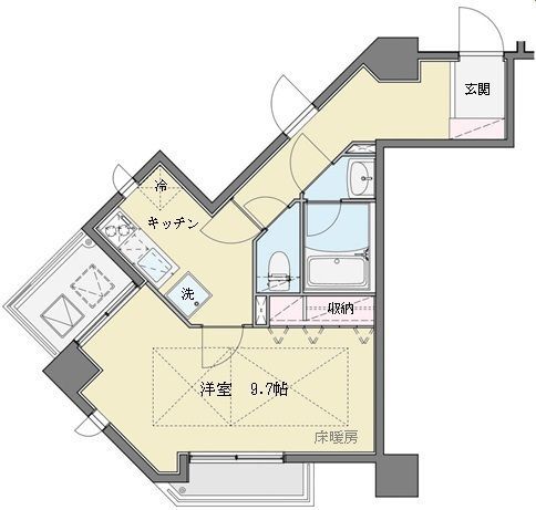 パークテラス恵比寿の間取り