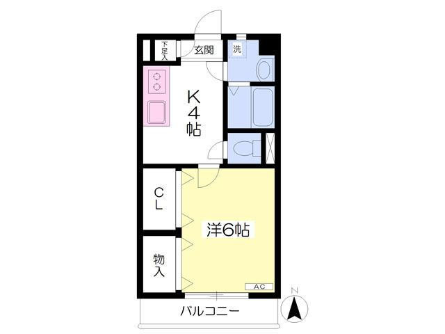 マンションユザワの間取り