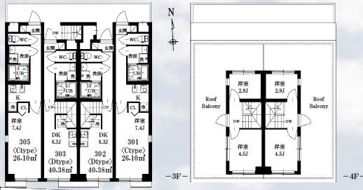 シャッツクヴェレ中野本町1の間取り