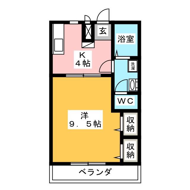 小田原市穴部のアパートの間取り