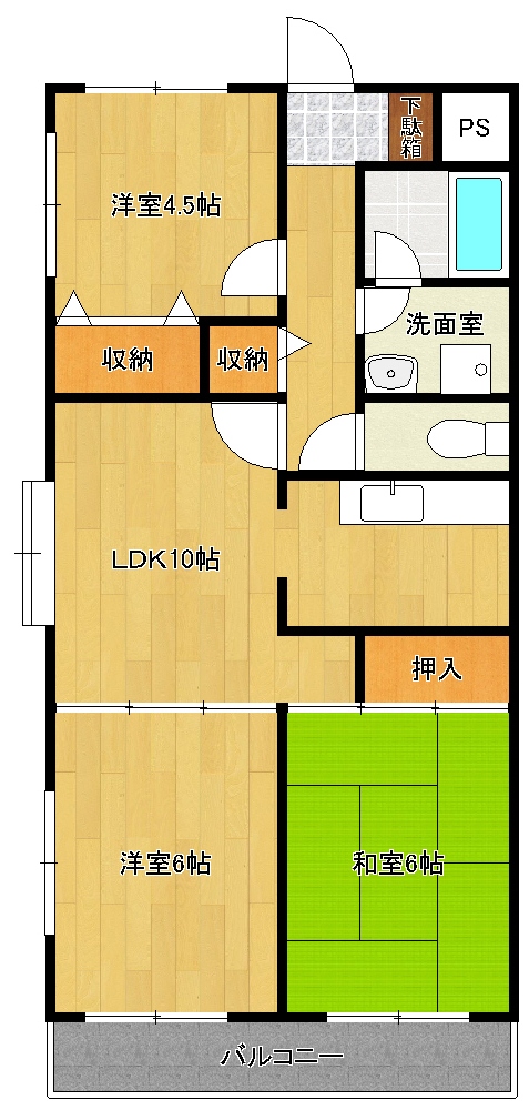 ストークマンションダイゴ2の間取り