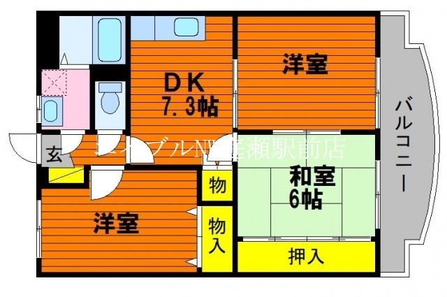 【プリムローズコートの間取り】