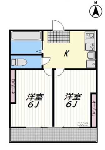 練馬区栄町のマンションの間取り