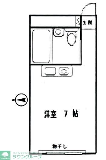 板橋区赤塚のマンションの間取り