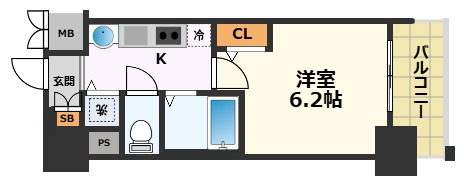 プレサンス名古屋STATIONビジュの間取り