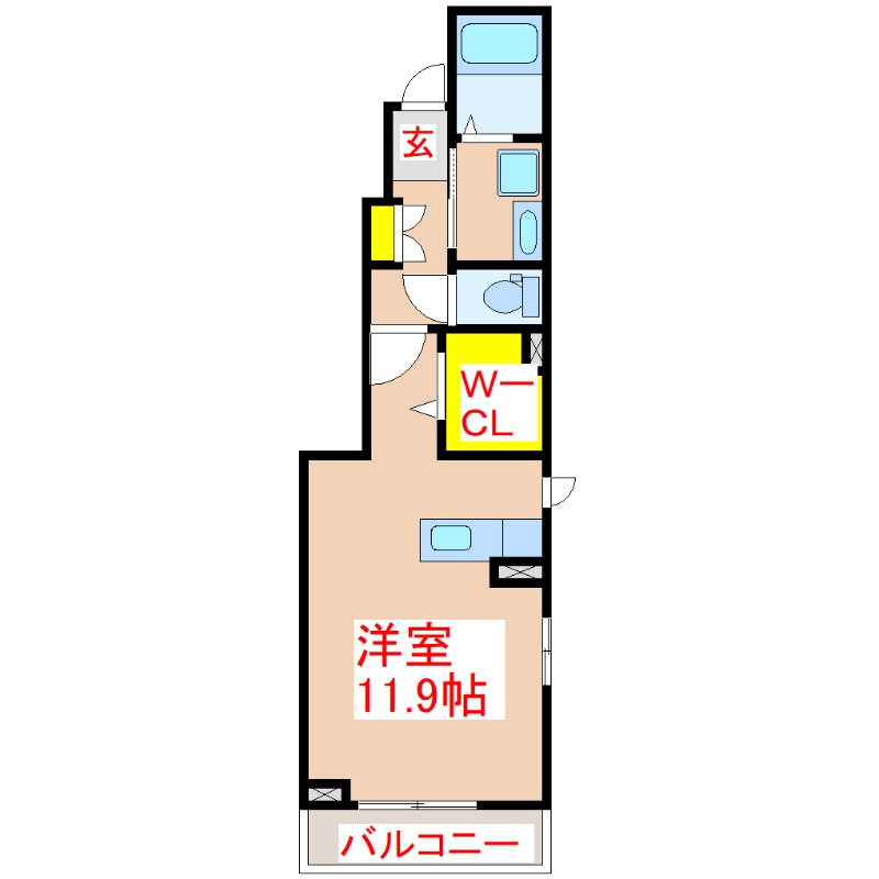 サニーヒルズVの間取り