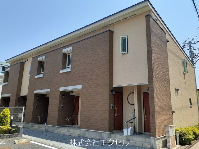 建物外観　経済的な都市ガス仕様です。