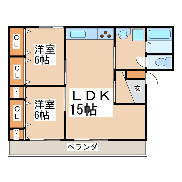 トーリコーポの間取り