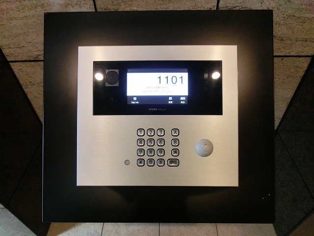 エントランス　モニター付オートロックセキュリティです