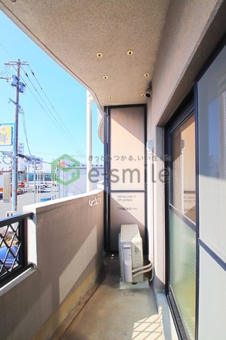 バルコニー　広々としたバルコニーです