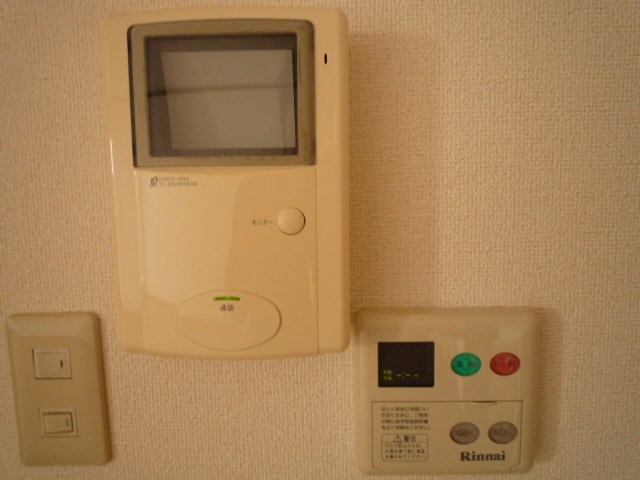 セキュリティ　モニター付きなので安心ですね。