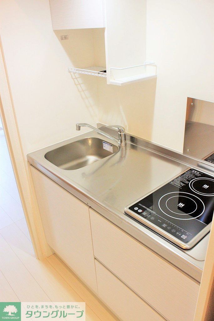 キッチン　電気コンロ２口