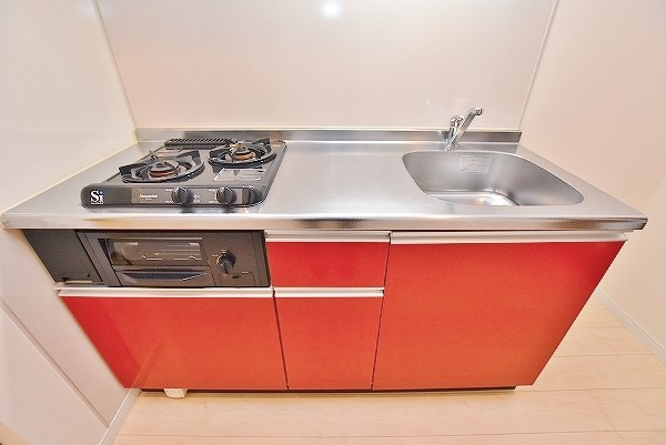 キッチン　★グリル付き2口システムキッチン★